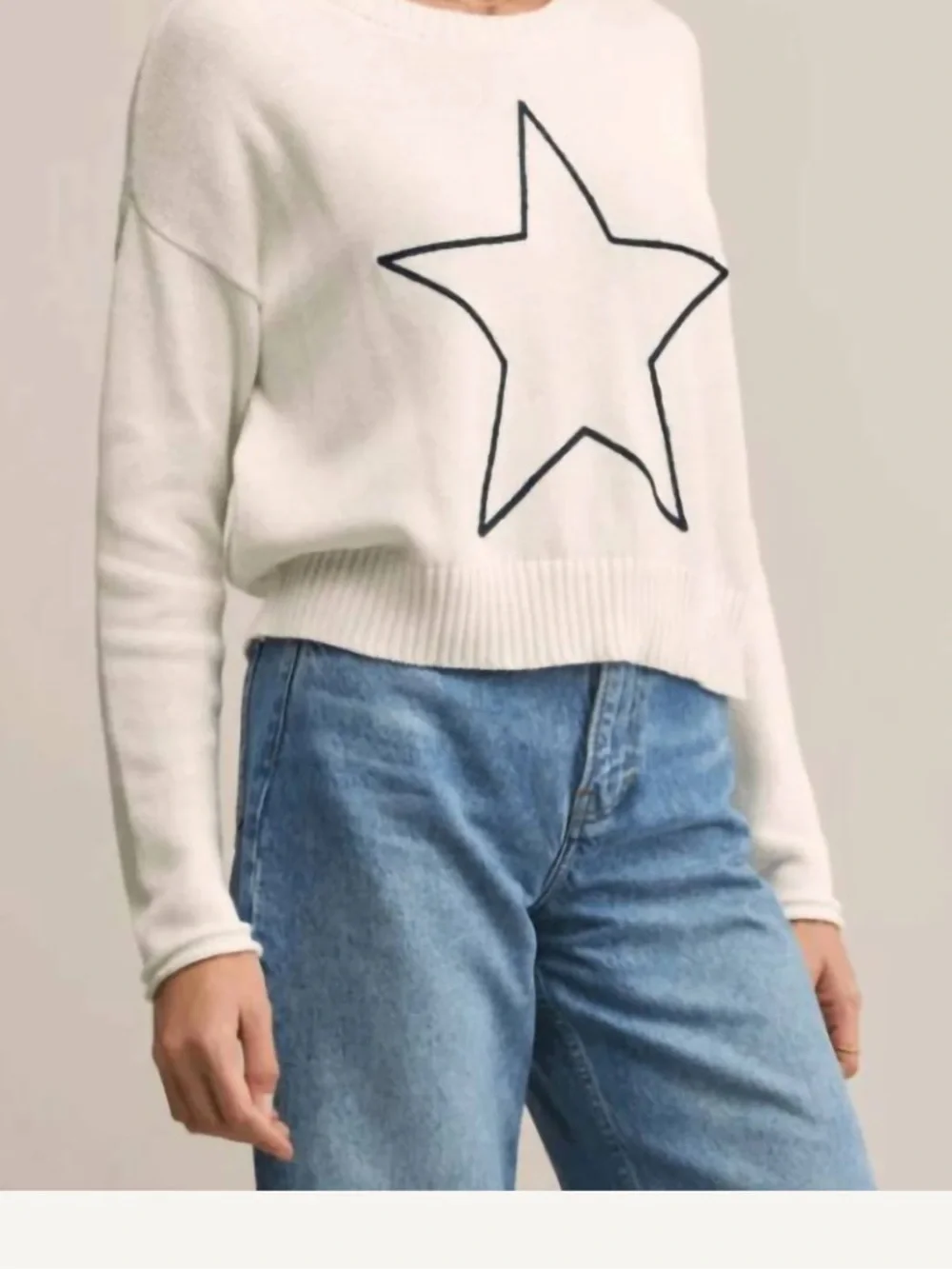 Z Supply Sienna Lucky Star Sweater - Picture 2 of 8